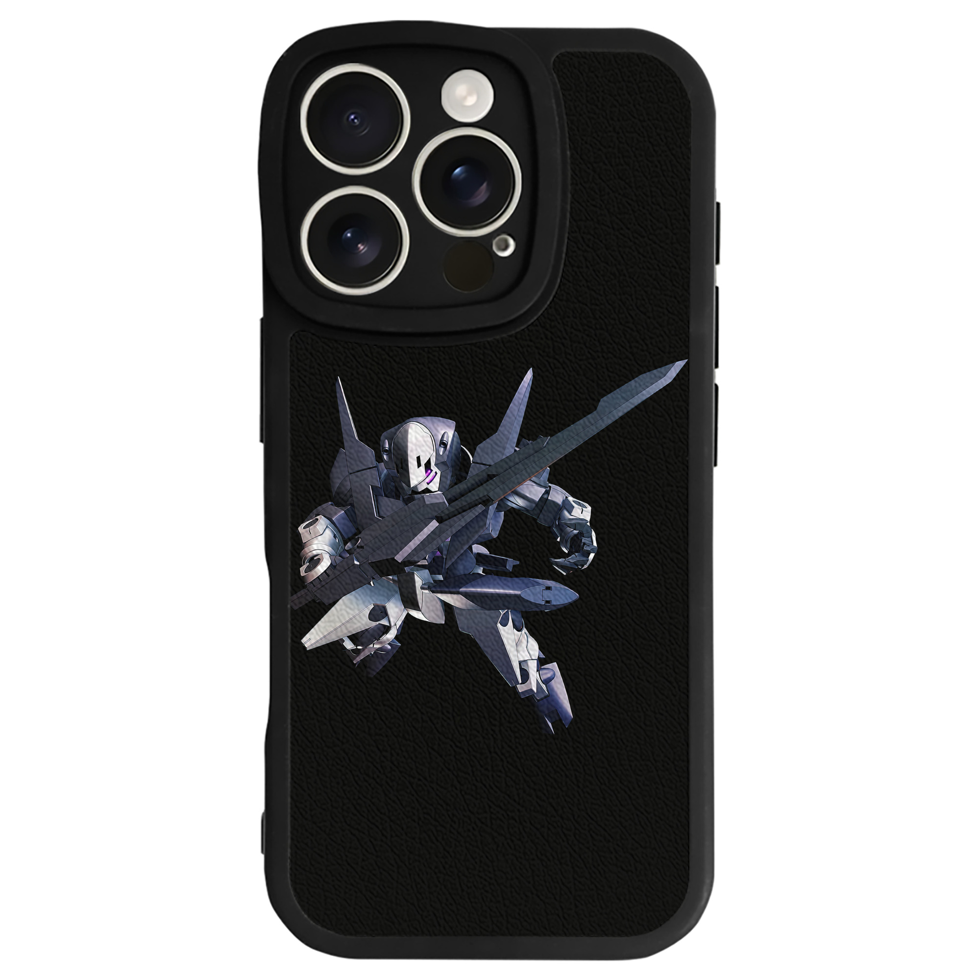 （画像用） 機動戦士ガンダム Mobile Suit Gundam 【iPhone 16シリーズ対応】シリコンスマホケース（レザー調） 材質：シリコン